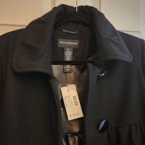 Vintage NWT Petite Sophisticate wool blend coat - Picture 5 of 9